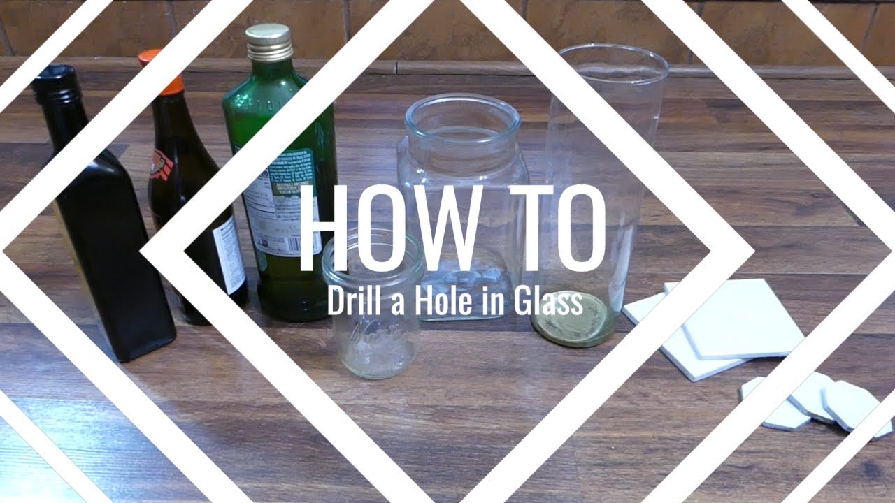 'On The Fly...DIY' How To Drill a Hole in Glass