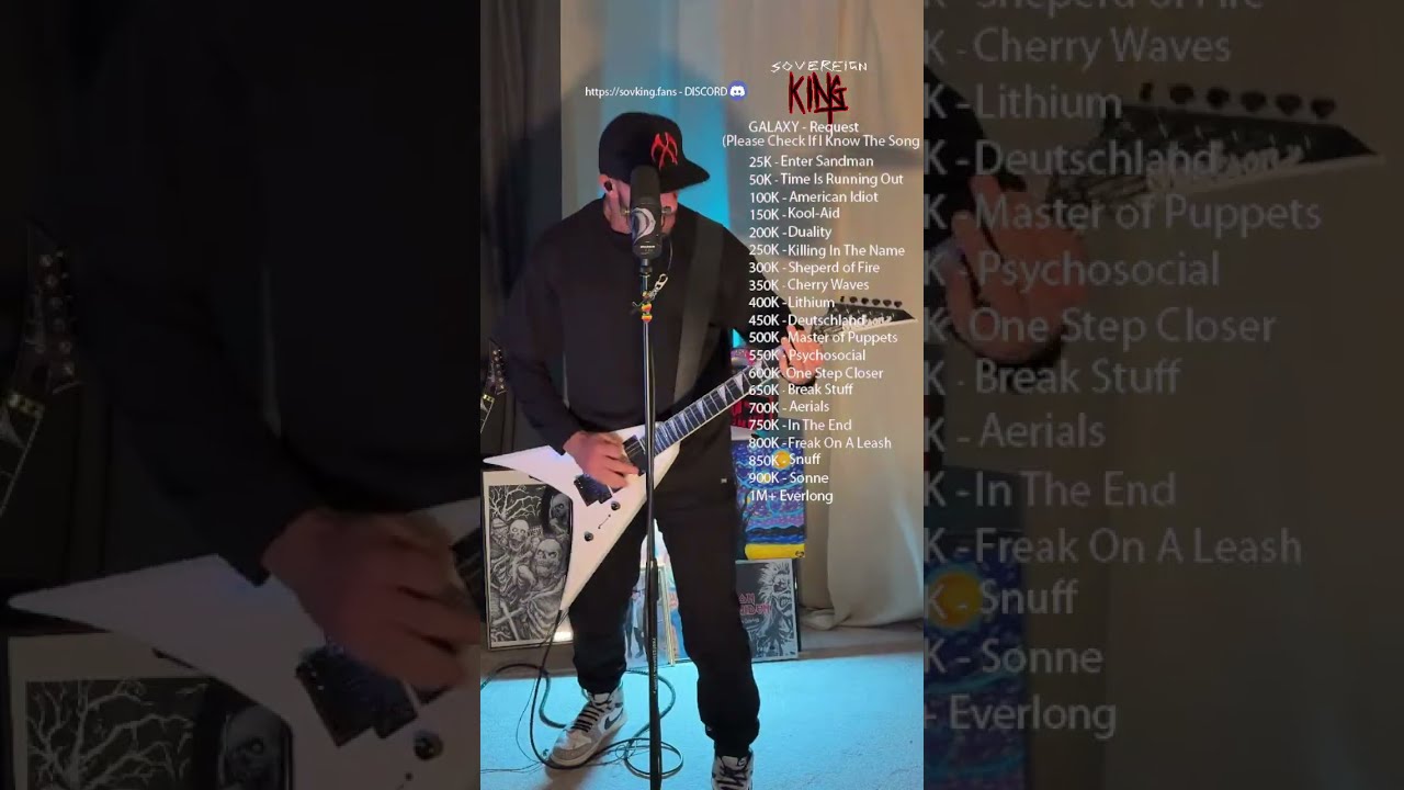Vocal + Guitar Jam! (Metallica, Slipknot, Linkin Park, Deftones, SOAD, Rammstein, Requests etc.)