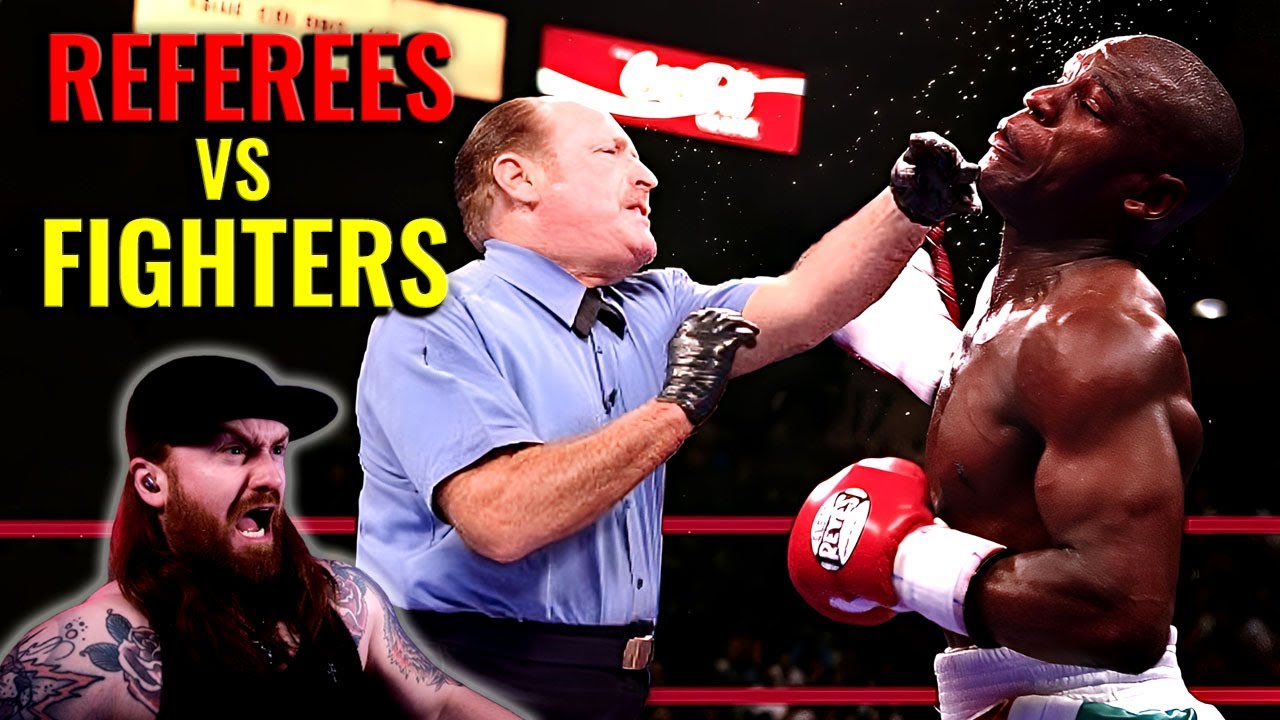 CRAZIEST Referee vs Fighter Moments in MMA & Boxing