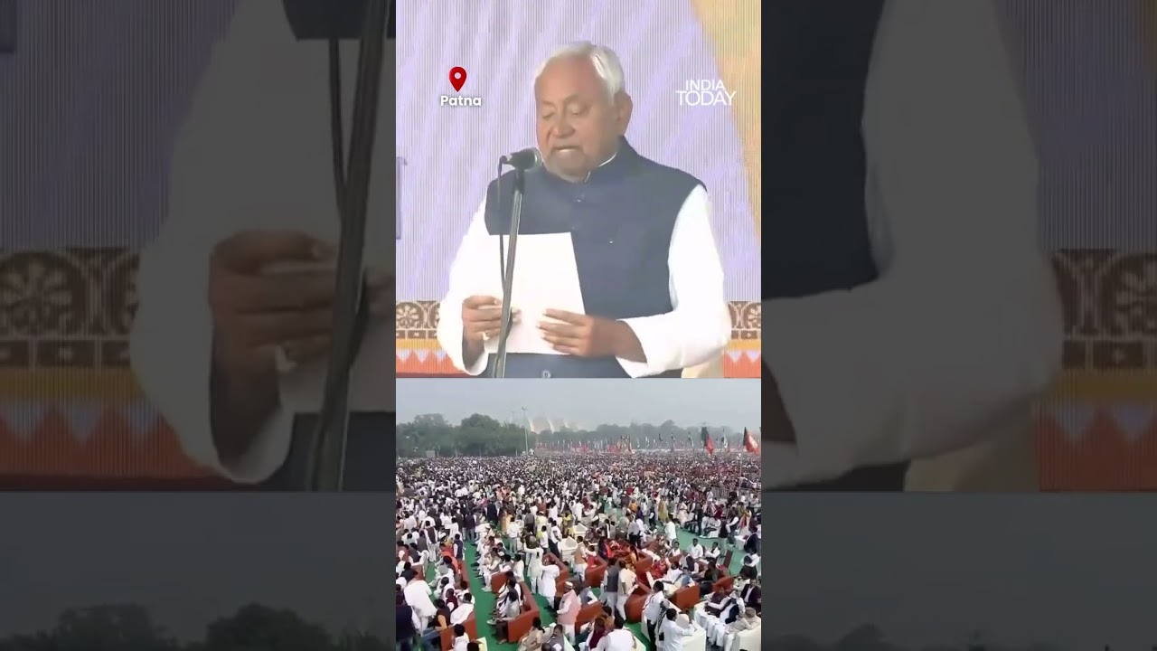 Bihar CM Nitish Kumar Swearing-In | Nitish Kumar's 10.0 oath as Bihar CM | Bihar NDA Cabinet