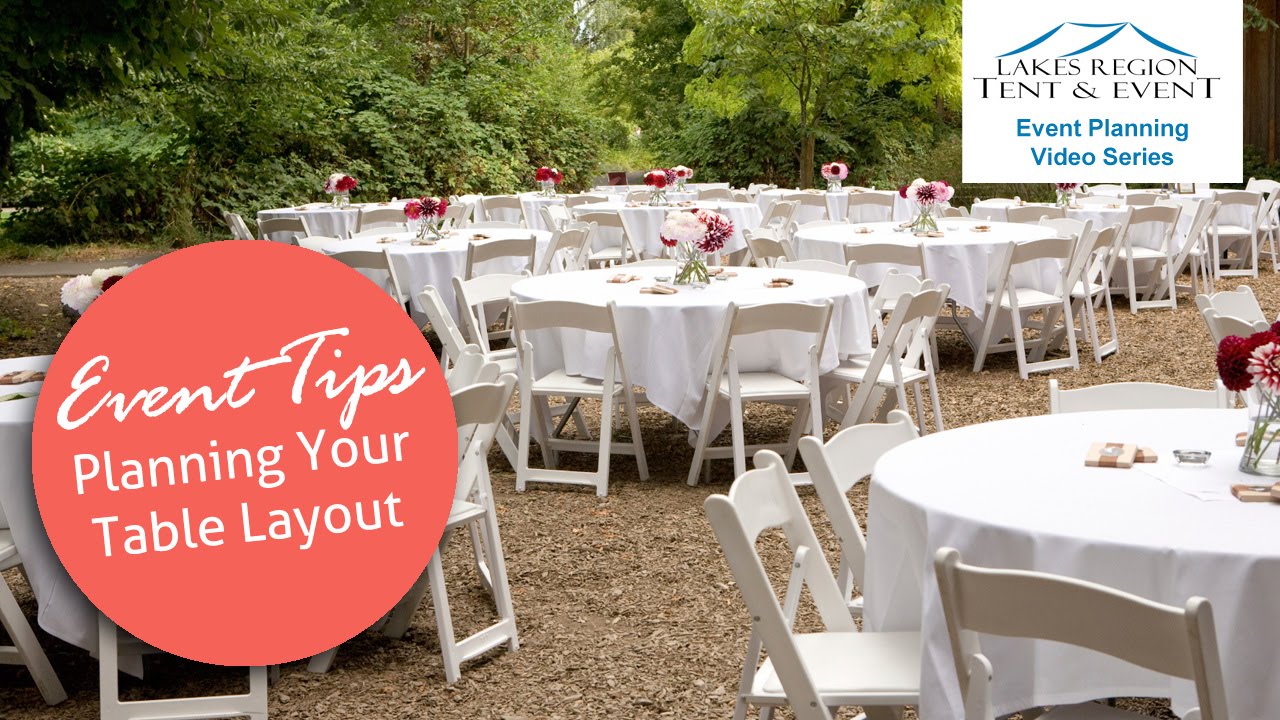 How to Create a Table Layout for Weddings & Events