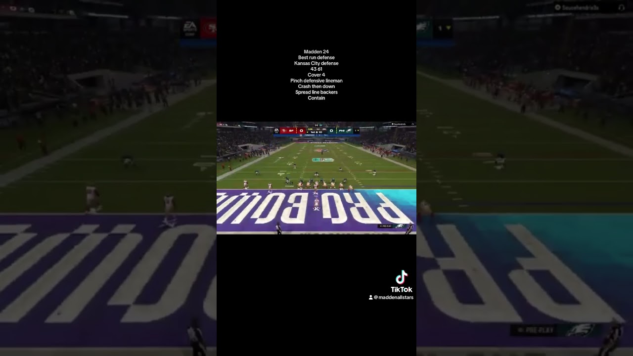 Best run defense contain glitch #madden24 #glitch #nfl #tips #best #glitches #defense