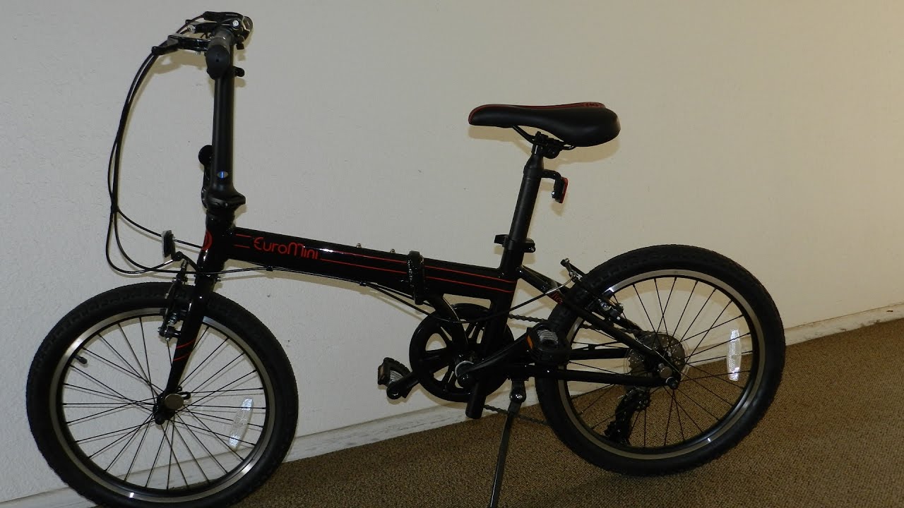EuroMini VIA 20&rdquo; Folding Bike Unboxing Assembly and First Ride REVIEW