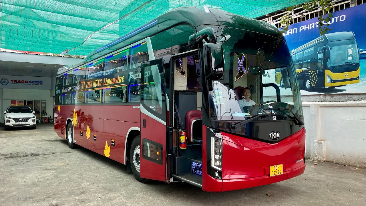 Tracomeco Kia Granbird 34 Phòng gầm máy Hyundai D6CC 425 màu đỏ lá phong của anh lớn Liên Hưng 79