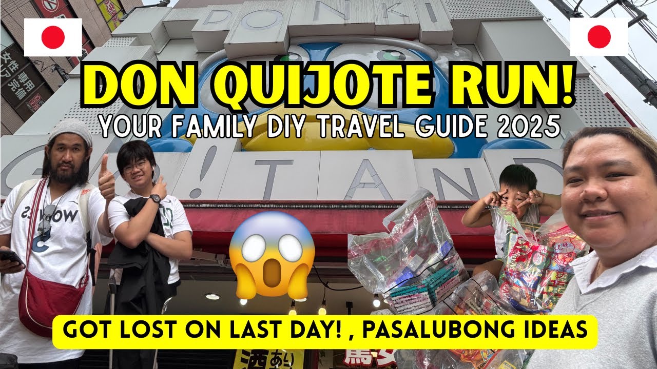 🇯🇵 Don Quijote RUN on Our Last Day in Japan… and GOT LOST?! 😭🗾 | Donki Adventure