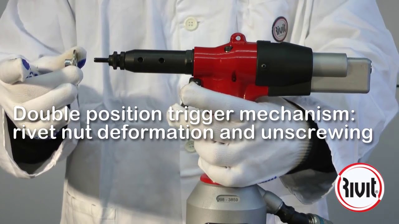 Rivit RIV998 ENG tool for rivet nuts from M3 to M12 hydrop