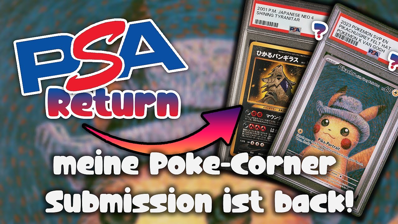 PSA Return Januar 2024 - Überraschungen in meiner Pokecorner Grading Submission über SLAP!