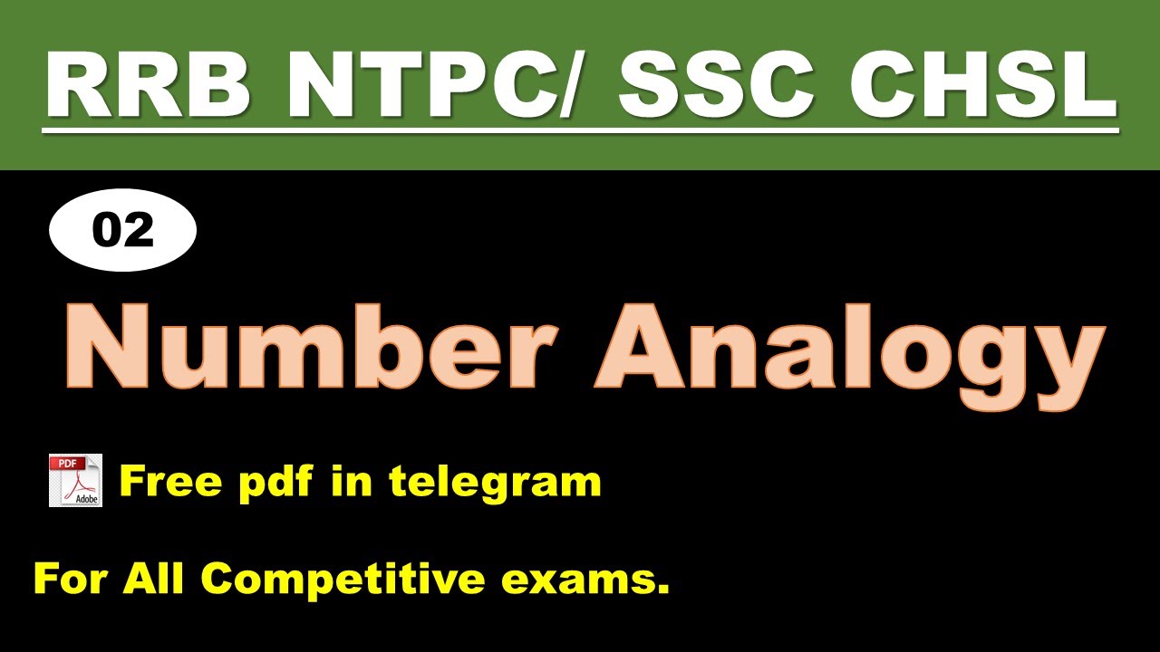 Number Analogy || Logical Reasoning || RRB NTPC / SSC CHSL 2025 || Abhishek Sachan || #caandlr