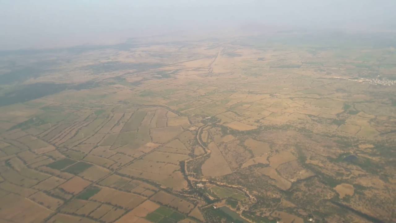 Landing at Bhuj, Kutch Airport - HD - jet airways