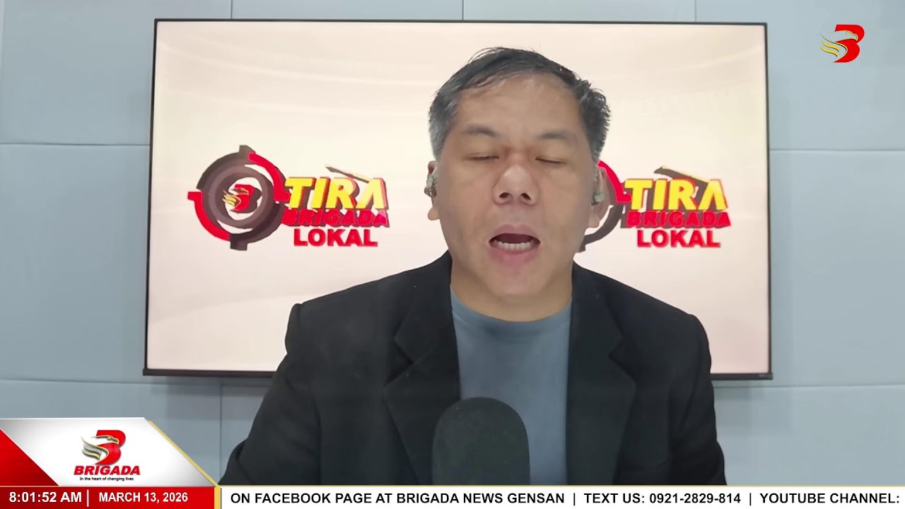TIRA BRIGADA BALITA LOKAL  | MARCH 13, 2026 | KAUBAN SILA JOEL EDUQUE UG JANE ALIDO
