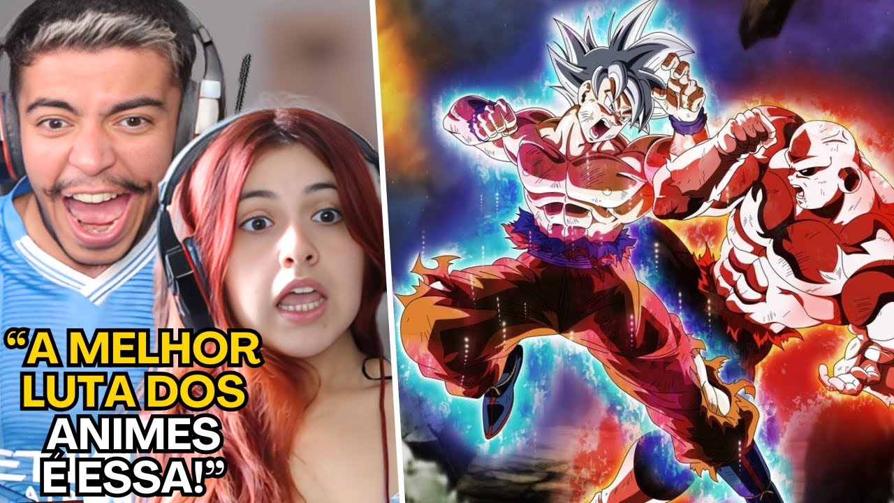 REACT GOKU INSTINTO SUPERIOR vs JIREN FULL POWER! 🔥😱 LUTA COMPLETA TORNEIO DO PODER