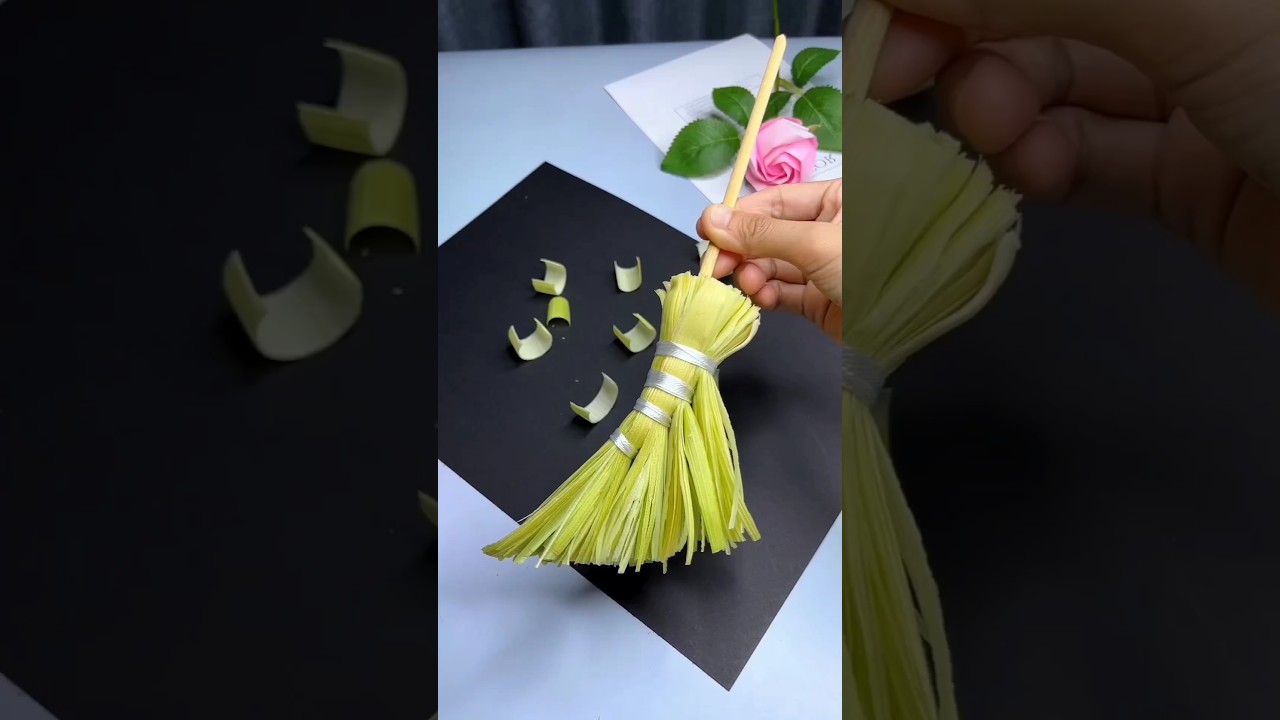 corn husk broom making