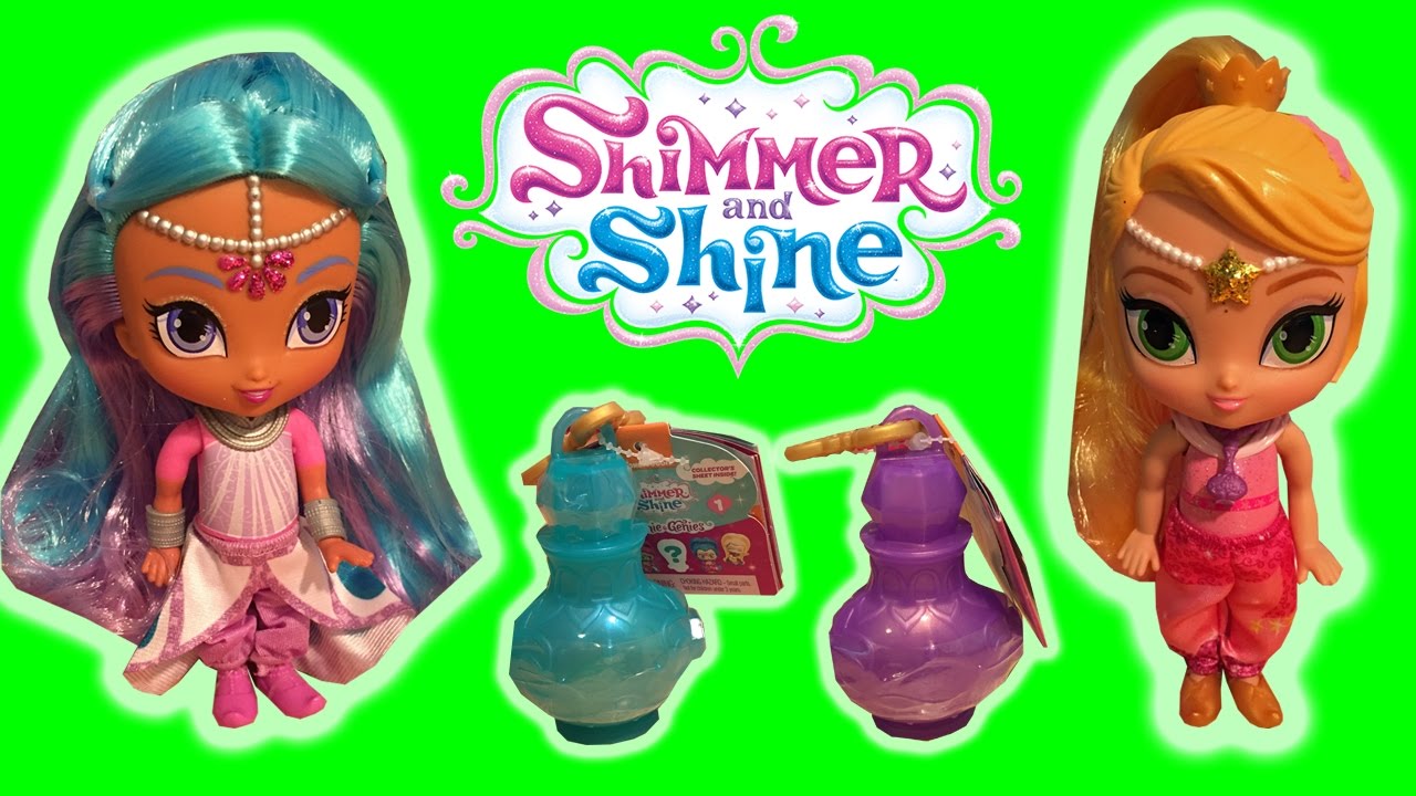 NEW Shimmer & Shine Genie Leah & Princess Samira Dolls Unboxing + Teenie Genie Bottle Surprises