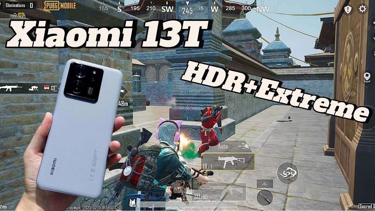 Xiaomi 13T HDR+Extreme Graphics Pubg Test 🔥/ 2025 PUBG😍