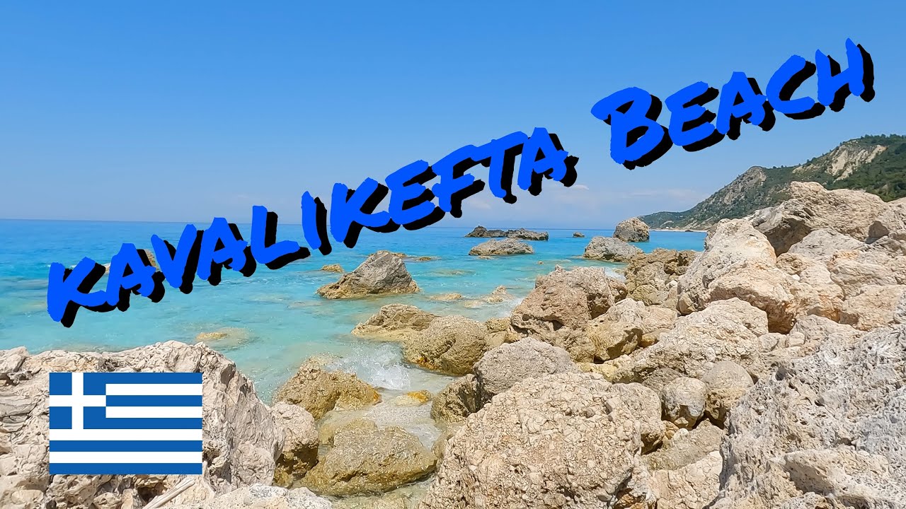 🇬🇷 Κavalikefta Beach - Relaxing Wave - Greece - Lefkada