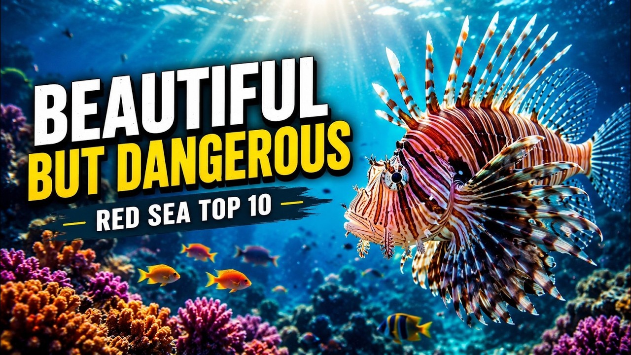 🎯10 самых опасных и красивых рыб Красного моря 🐠