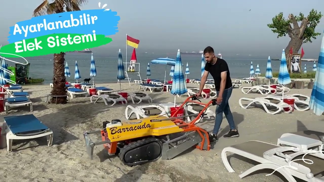 Barracuda Sahil Temizleme Makinesi - Plaj Temizleme