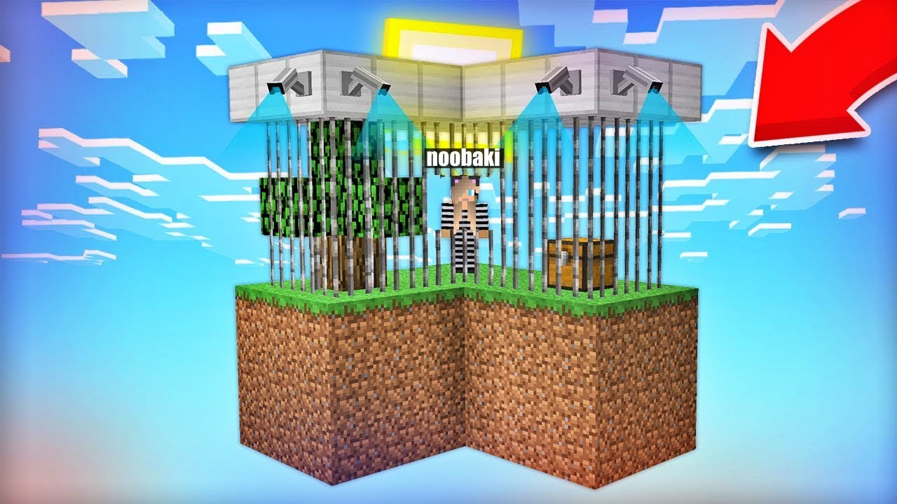 ΤΡΟΛΑΡΩ ΤΟ NOOBAKI ΣΤΟ SKYBLOCK ΦΥΛΑΚΗ ΣΤΟ MINECRAFT