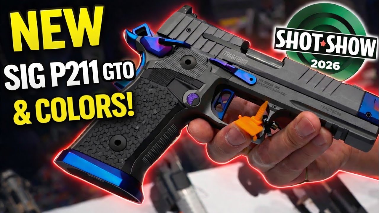 Новая винтовка SIG Sauer P211 GTO на выставке SHOT Show: характеристики, варианты отделки и первы...