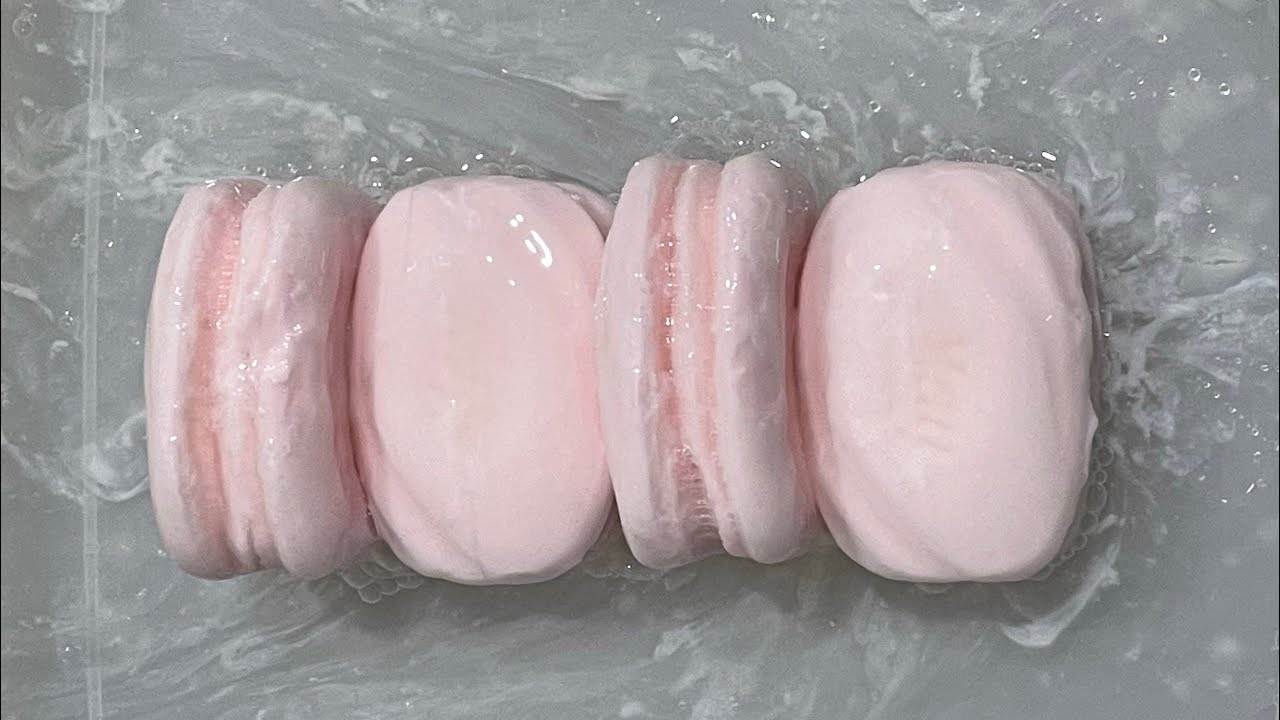 SOAKED SOAP 💗PINK MAY BAR SOAP💗 | MUSHY SOAP | WET SOP | SPONGE SQUEEZE