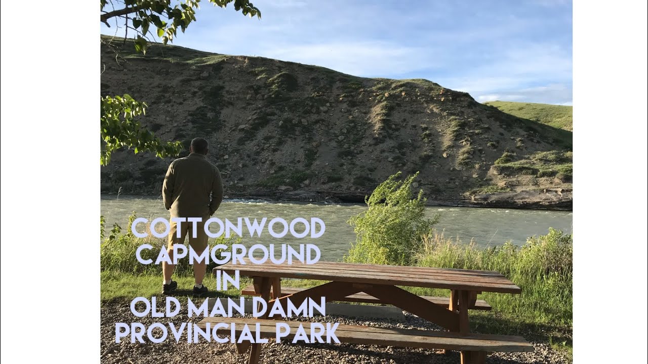 Cottonwood Campground in OldMan Damn Provincial Park (Southern Alberta)