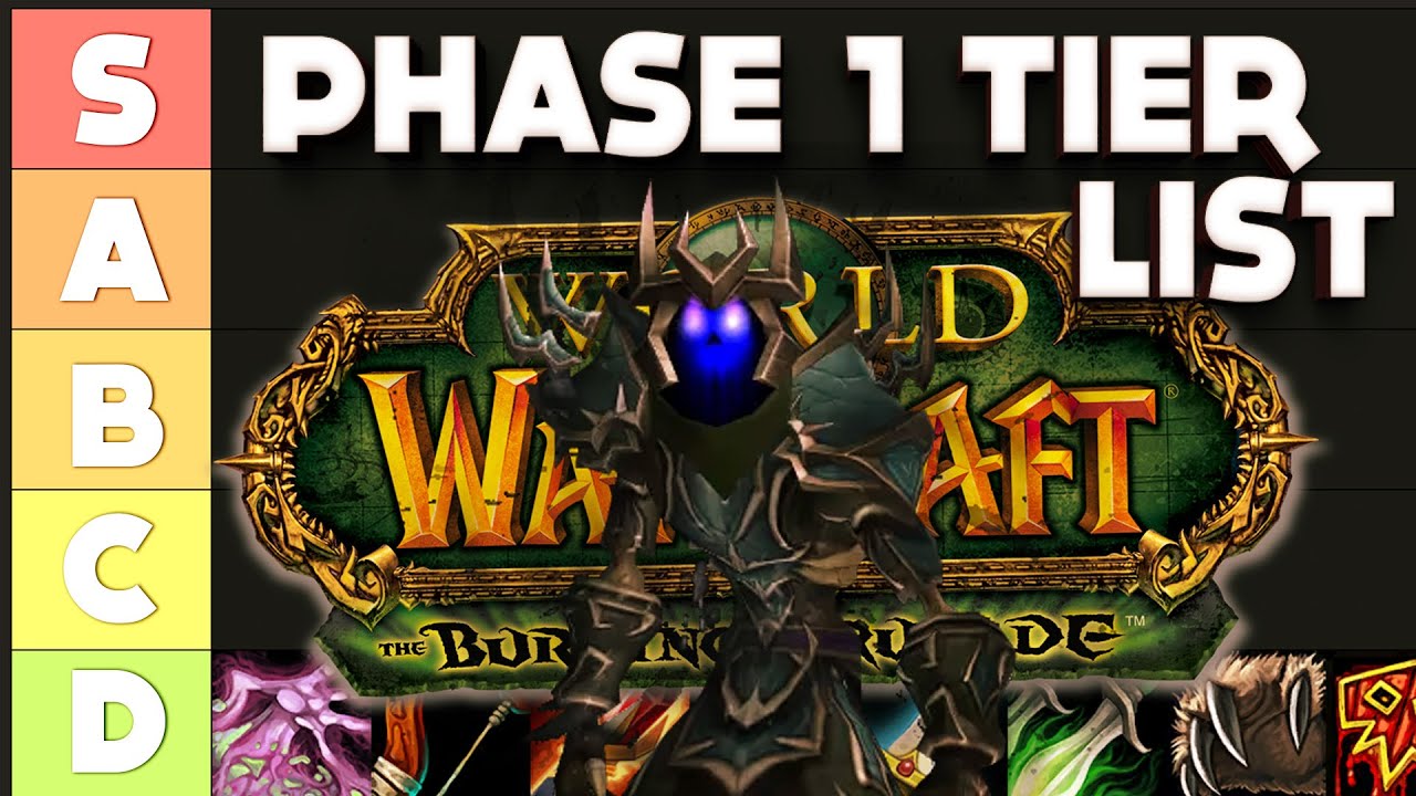 What Class You're Picking in TBC? Classic WoW TBC Tier LIST for PHASE 1 Anniversary