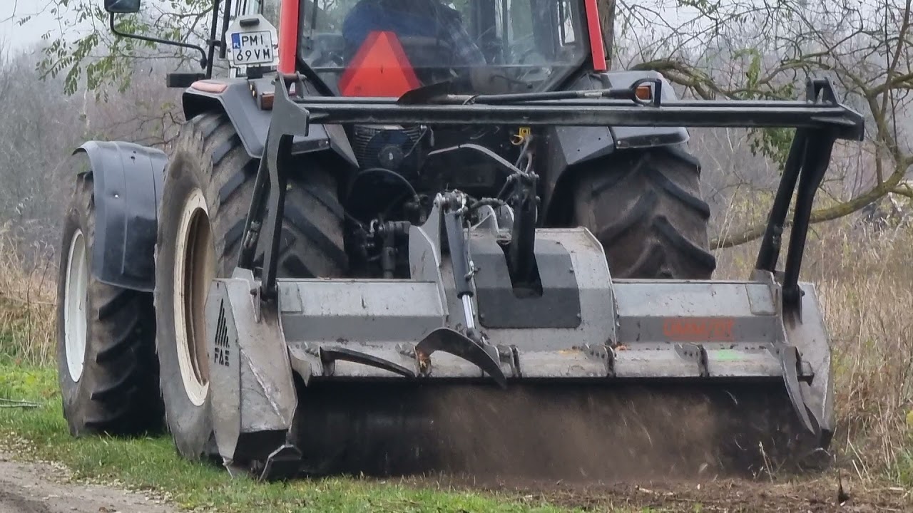 Mulczowanie 2021 Valtra 8350 i mulczer FAE UMM/DT