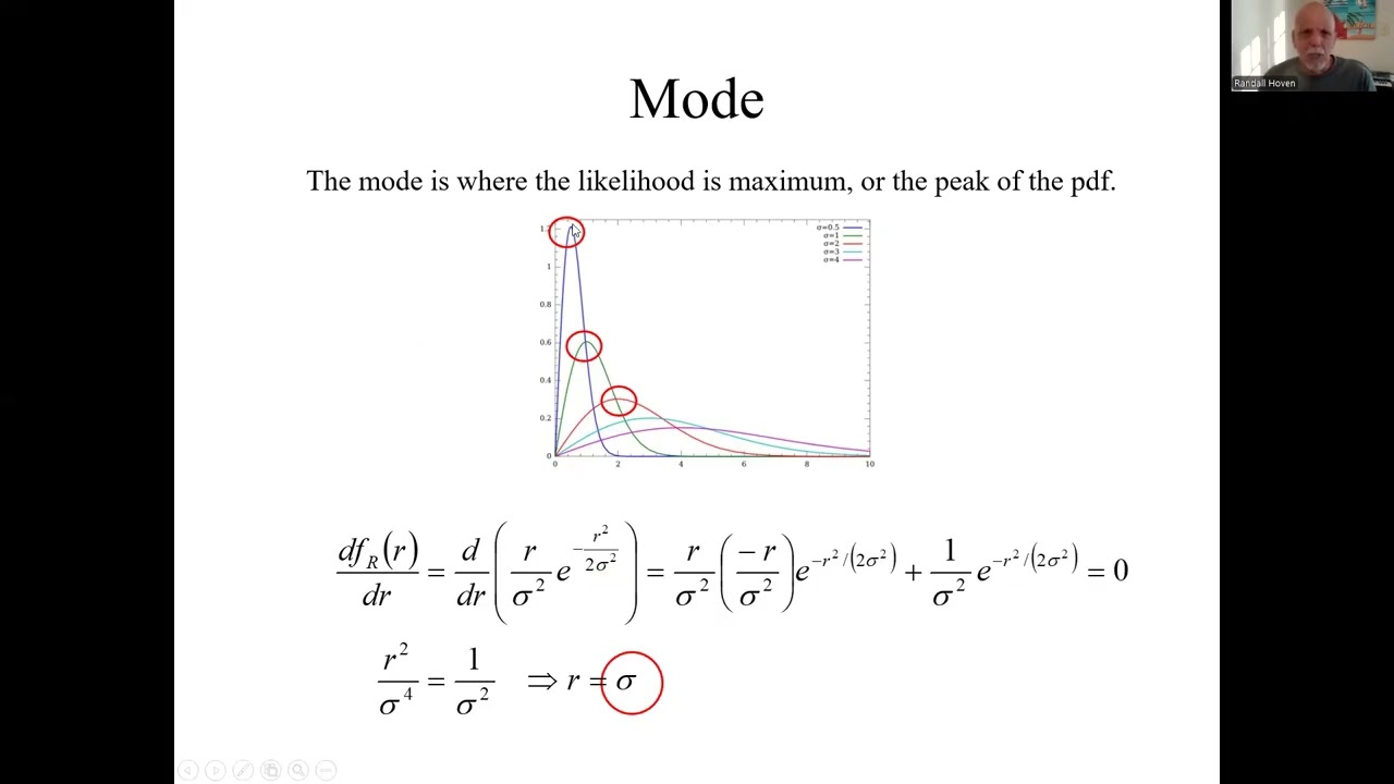 4  Rayleigh: Mode, Median and CEP
