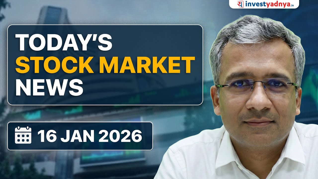 Daily Stock Market News(Jan 16, 2026): Infosys, LTTS, Jio Fin Q3, India-EU FTA & Oil Price Crash