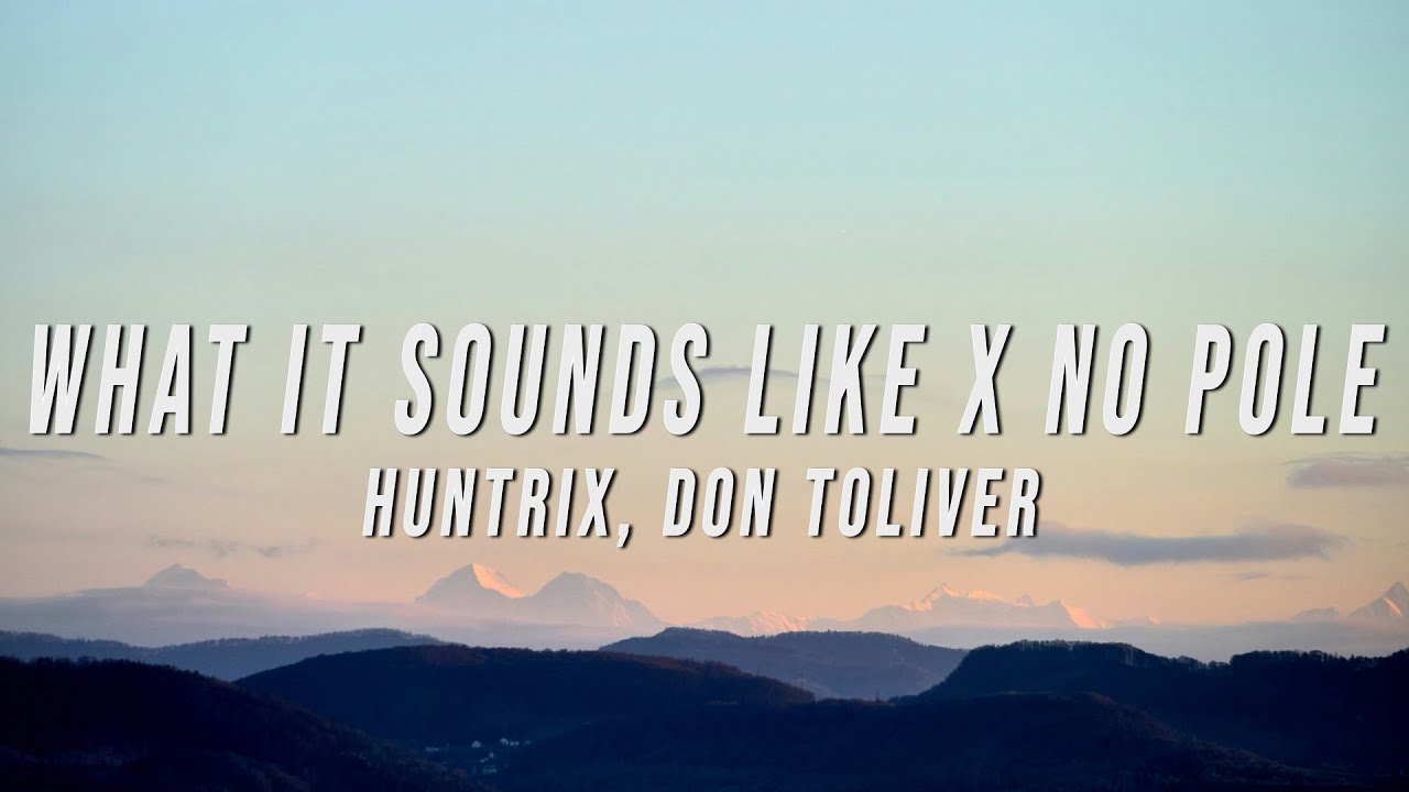 HUNTRIX, Don Toliver - What It Sounds Like X No Pole (TikTok Mashup) [Lyrics]