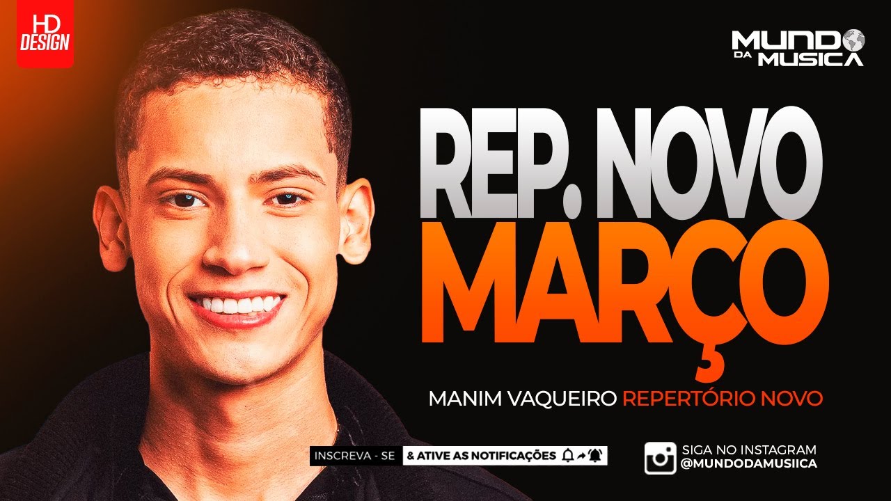 MANIM VAQUEIRO | MARÇO 2024 (  ATUALIZADO ) REPERTÓRIO NOVO - MUNDO DA MUSICA