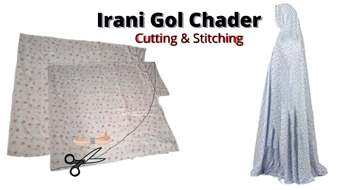 Irani Gol Chadar | How To Stitch Round Abaya Hijab | Jilbab | Hijab Sewing