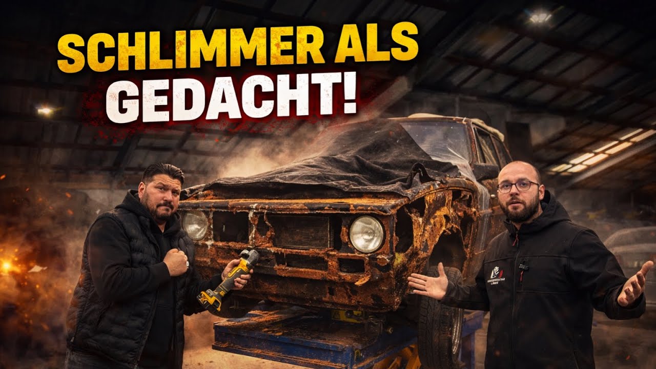Viel Rost, Unfallschäden, Pfusch - lohnt sich dieses Projekt noch? Golf 1 Cabrio #vw #golf #oldtimer