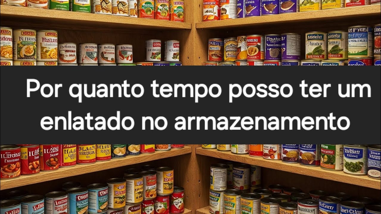 Enlatados que podem durar até uns 3 a 50 anos! #enlatados #alimentos #compras #armazenamento #dicas