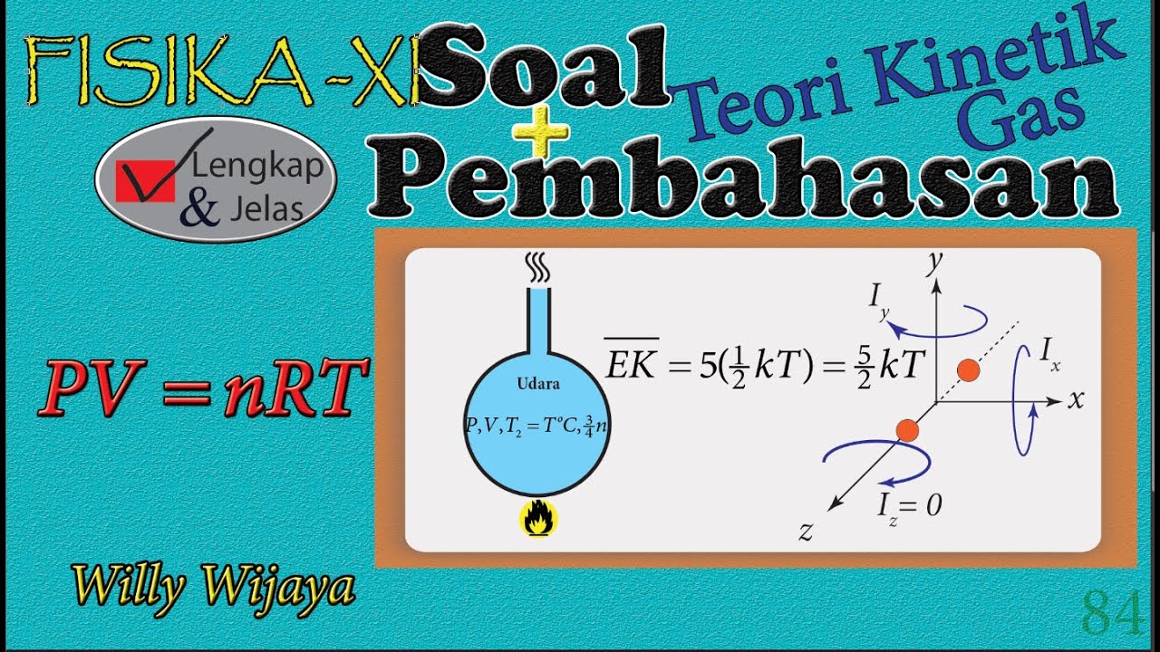 Teori Kinetik Gas : 5 Soal dan Pembahasan [Mudah dan Lengkap]