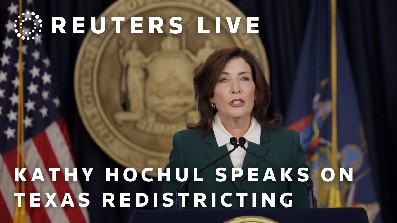 LIVE: New York Governor Kathy Hochul speaks on Texas redistricting