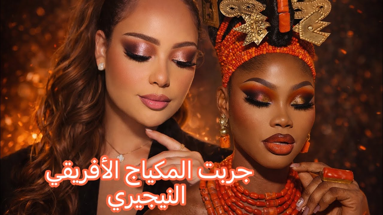 جربت المكياج النيجيري الأفريقي 
