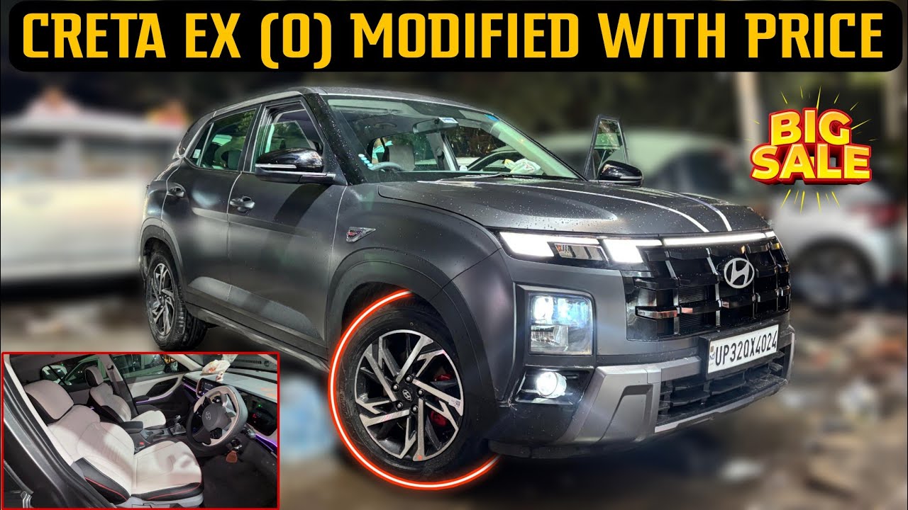 Creta Ex (O) Modified With Price ✅ Creta Modification 2025 ✅ Creta E Modified ✅ #creta 