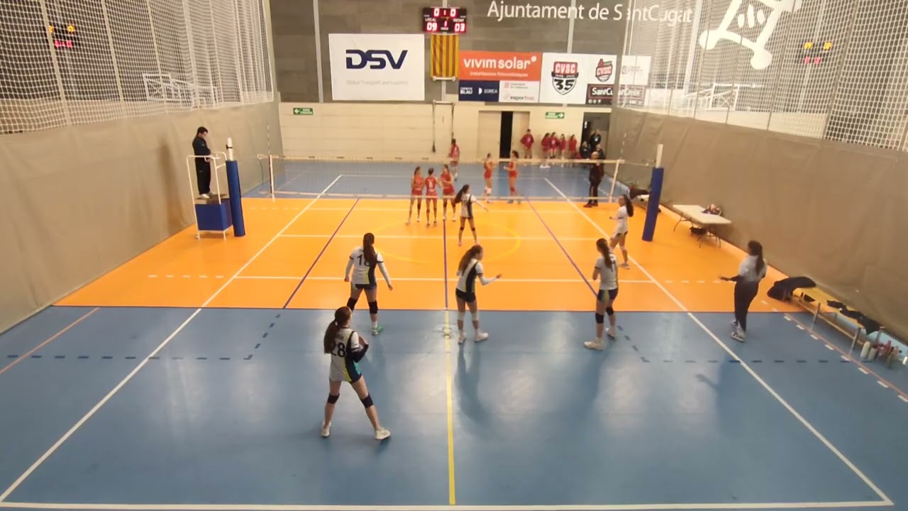 CV Sant Cugat - CV Sant Just Inantil  Fem 1ª Cat