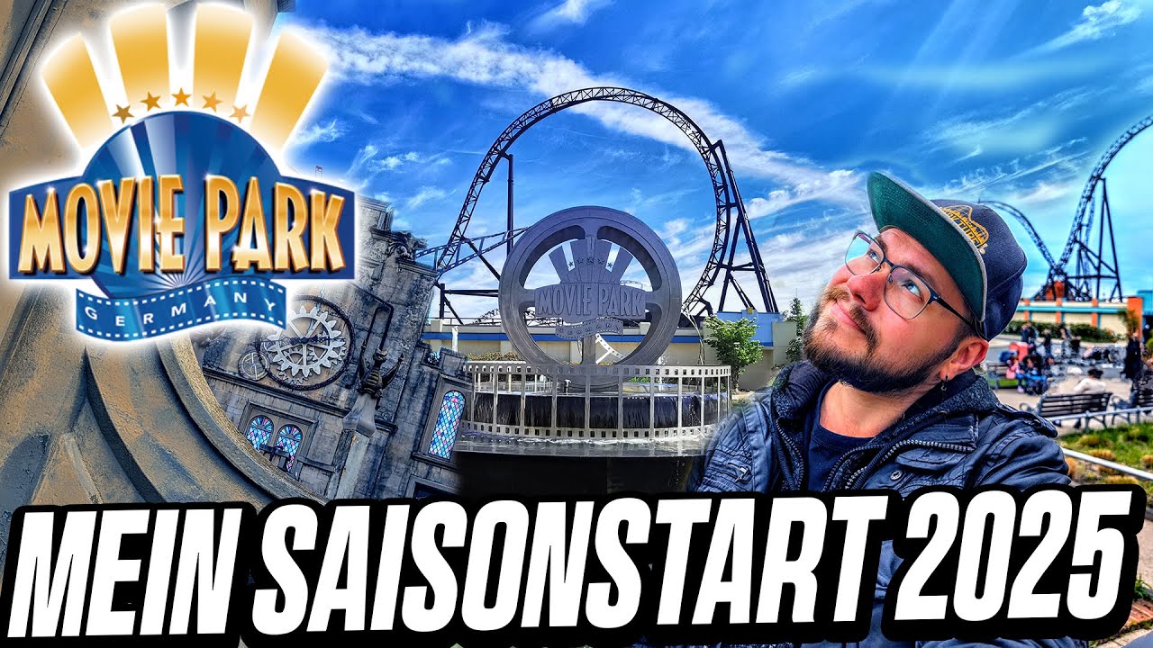MEIN SAISONSTART im MOVIE PARK 2025 - Movie Park Germany Vlog 2025 I Movie Park Germany