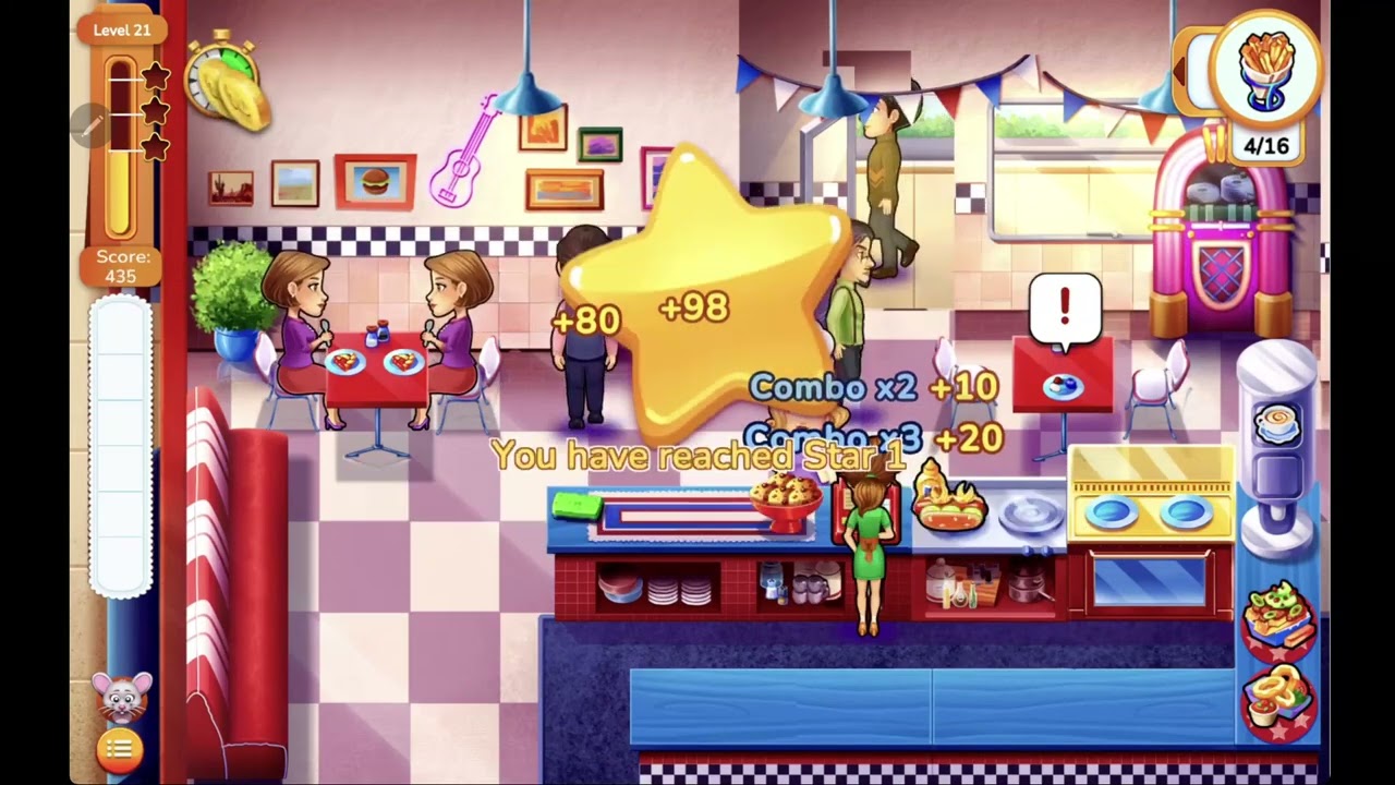 Delicious: The First Course Level 21 ➖ 3 ⭐ and 🐭 ➖ CaroGamesNL