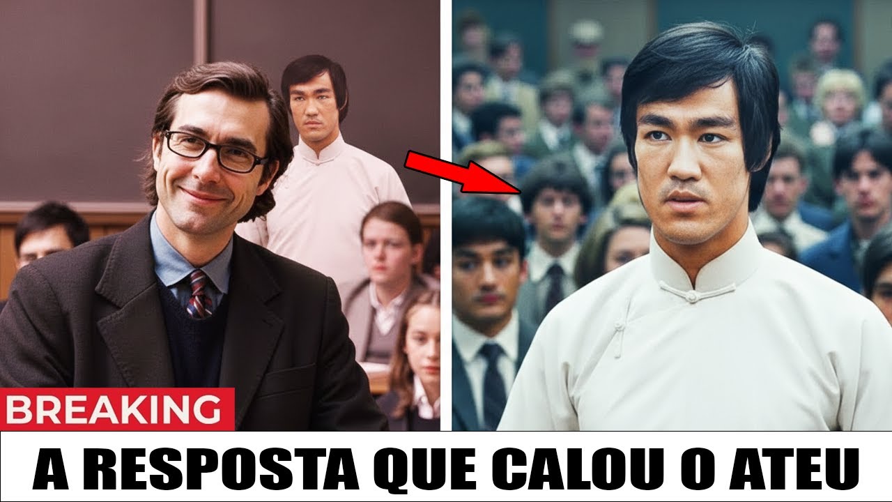 Professor ateu perguntou sobre Jesus e a resposta de Bruce Lee o fez chorar