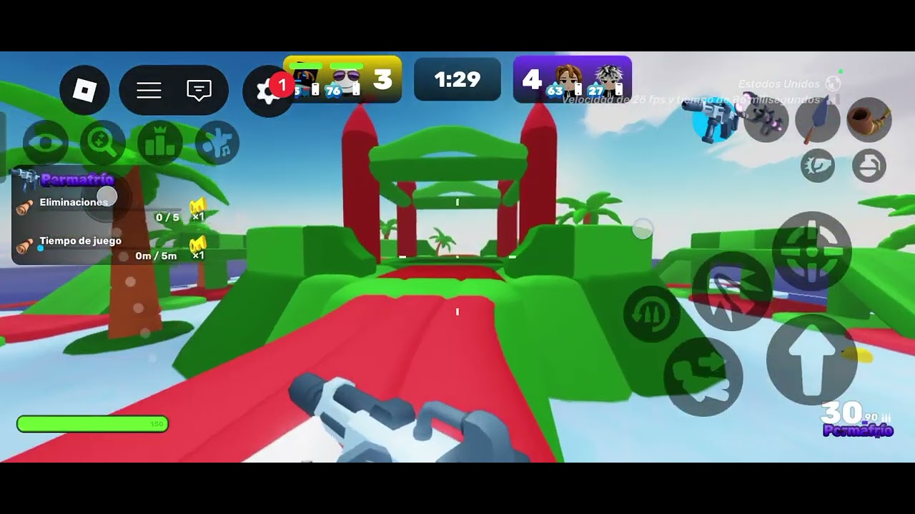 Aquí jugando rivals con franco