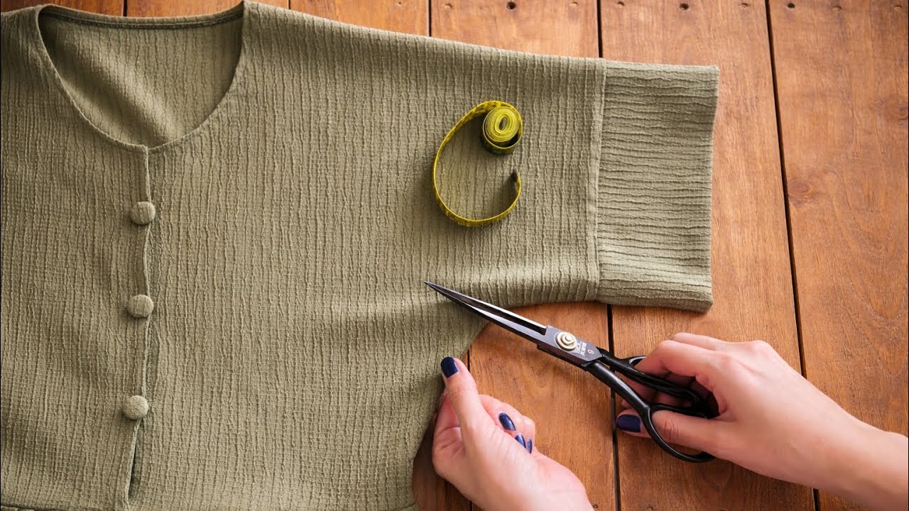 How to Sew a Beautiful Dress at Home | Easy Sewing Tutorial😍