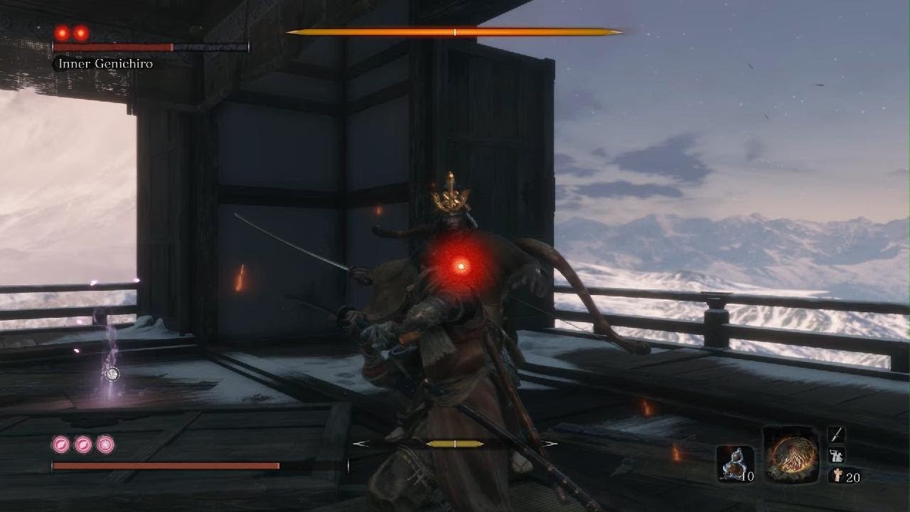 Sekiro: Shadows Die Twice: Inner Genichiro Boss Fight