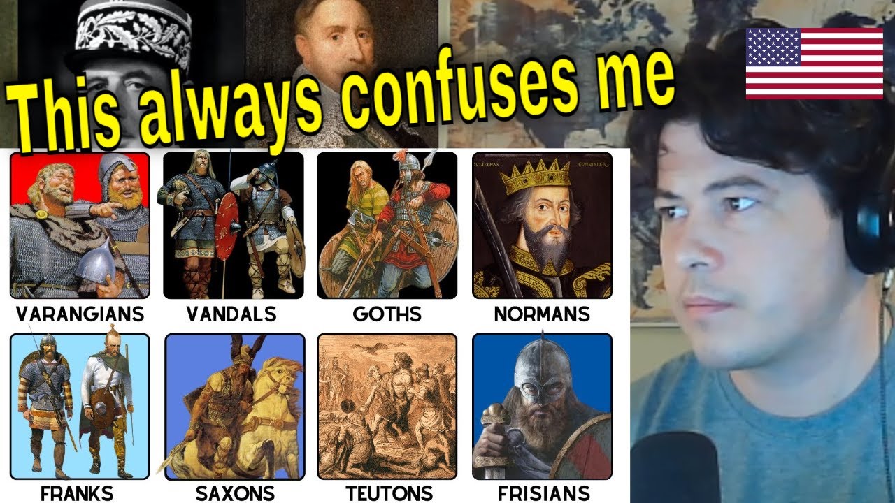 American Reacts Every Major Germanic Tribe Explained By a German