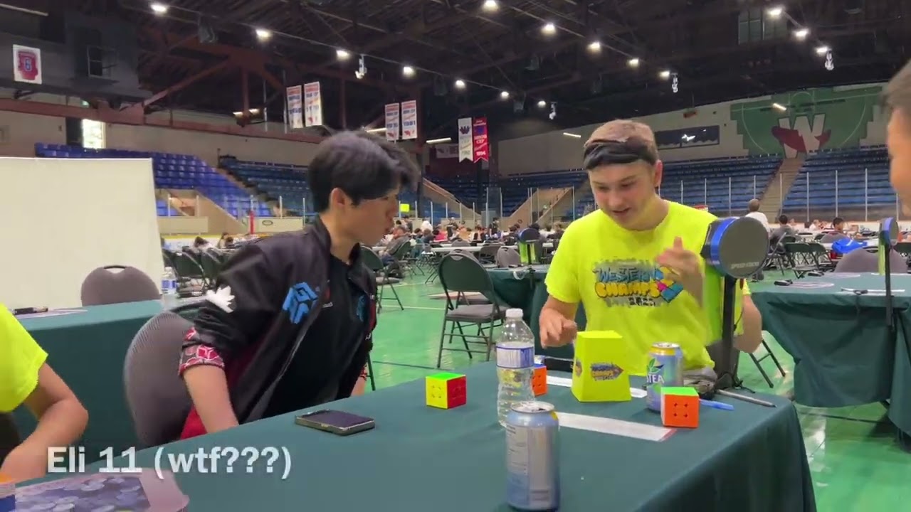 [WB] 27.71 3x3 OH 3BLD Relay w/ Brennen Lin and Antonio Kam