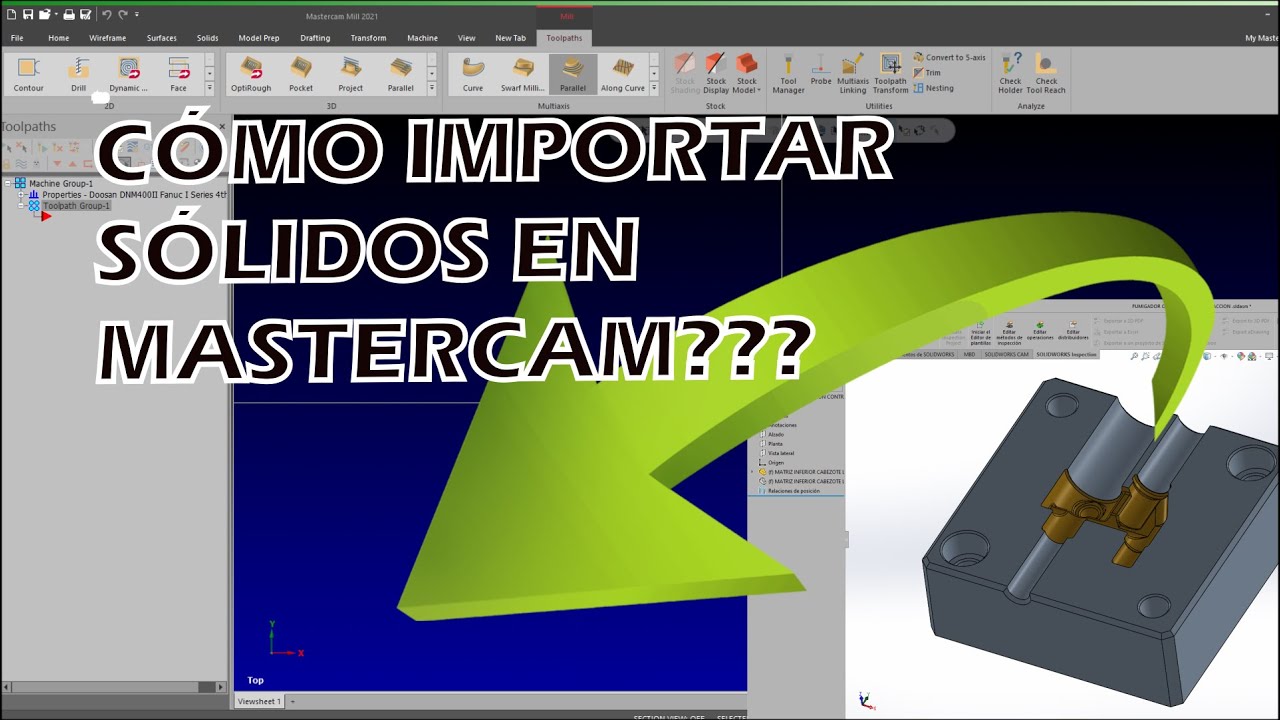 MASTERCAM - IMPORTAR SOLIDOS / SOLIDS IMPORT