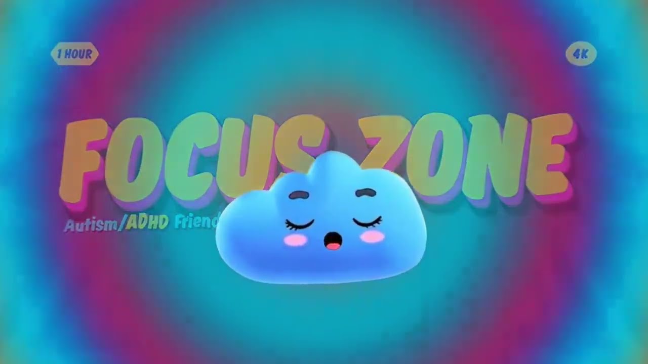 FOCUS ZONE ☁️ | Autism & ADHD Friendly Visual Calm