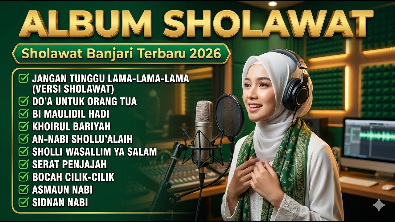 Sholawat Banjari Terbaru 2026 Merdu Banget | Full Album Sholawat Nabi Penyejuk Hati